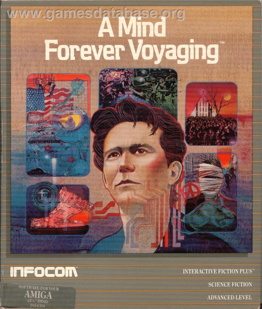 A Mind Forever Voyaging - Commodore Amiga - Artwork - Box