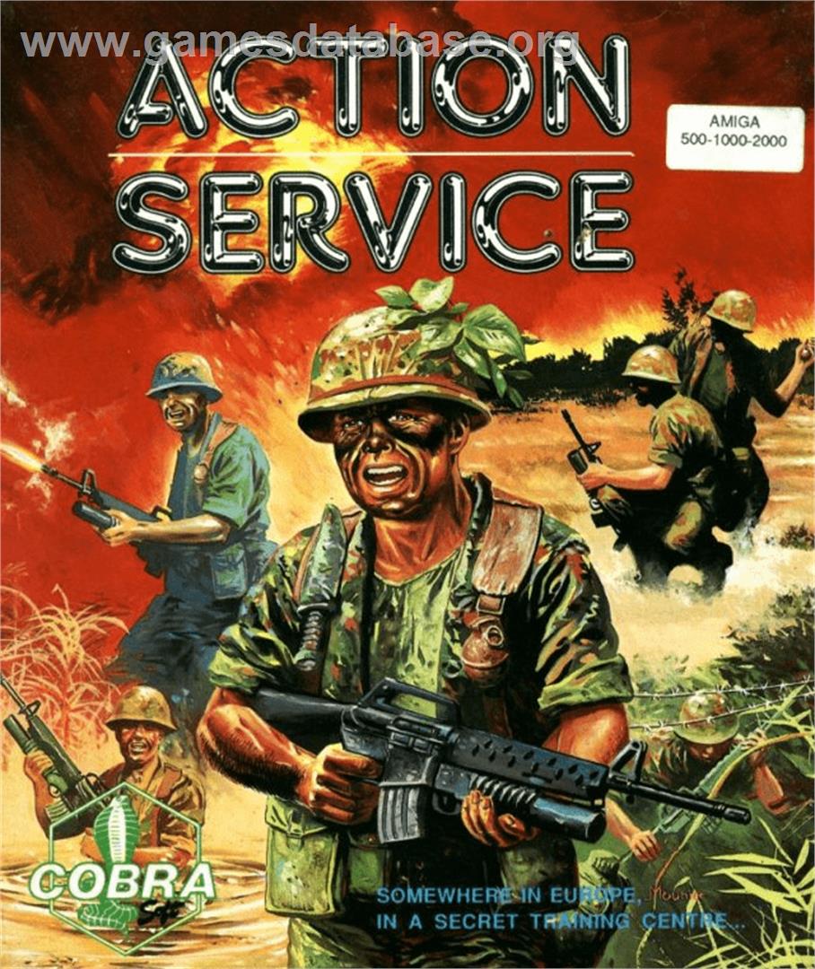 Action Service - Commodore Amiga - Artwork - Box