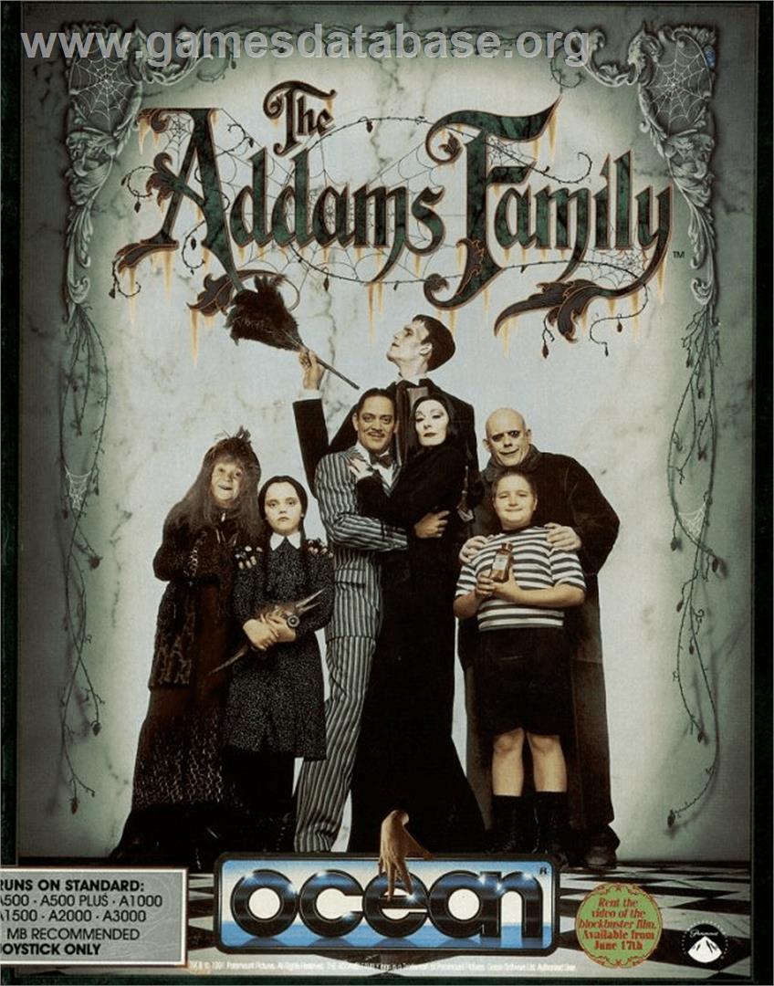 Addams Family, The - Commodore Amiga - Artwork - Box