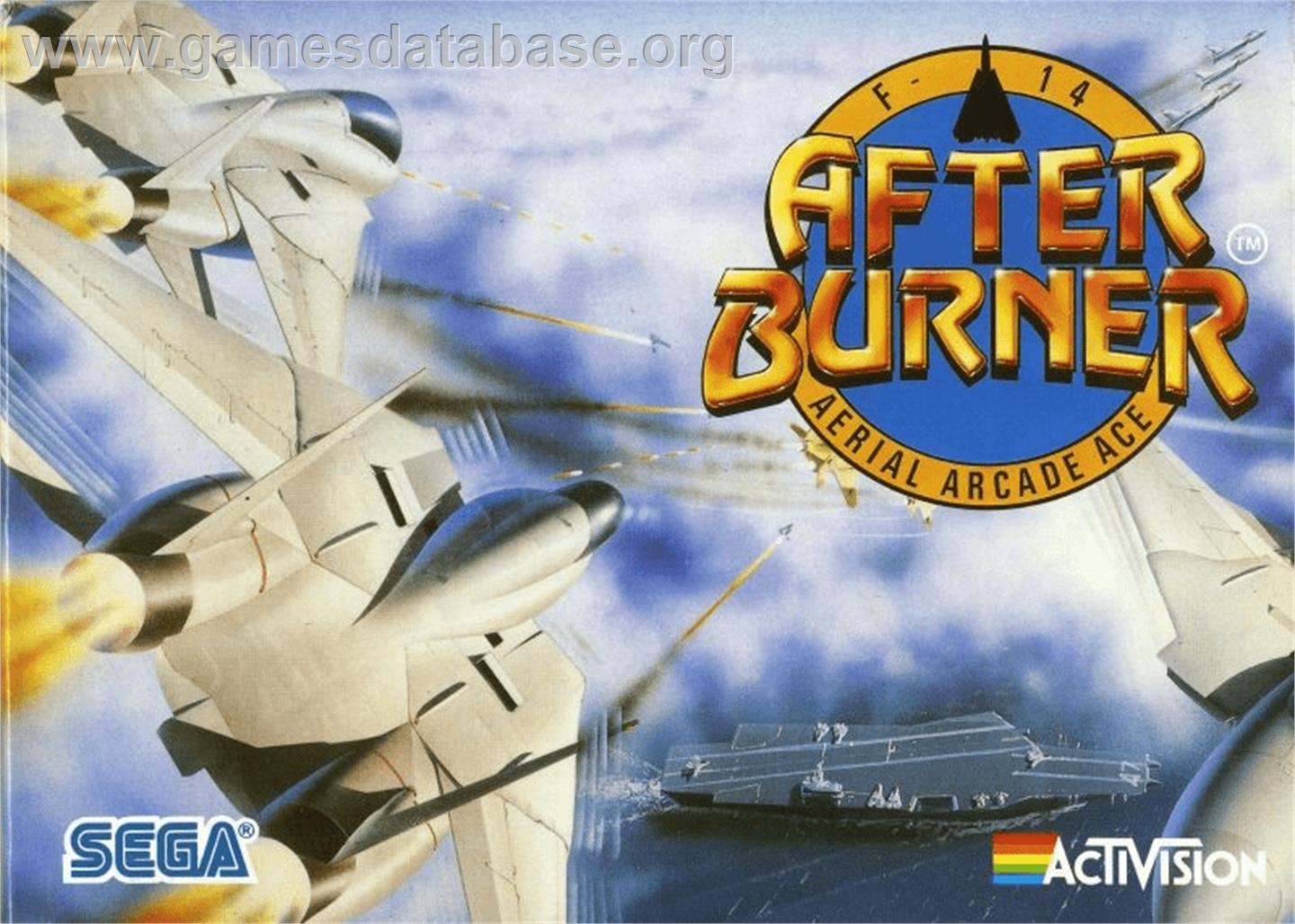 After Burner (Sega) - Commodore Amiga - Artwork - Box