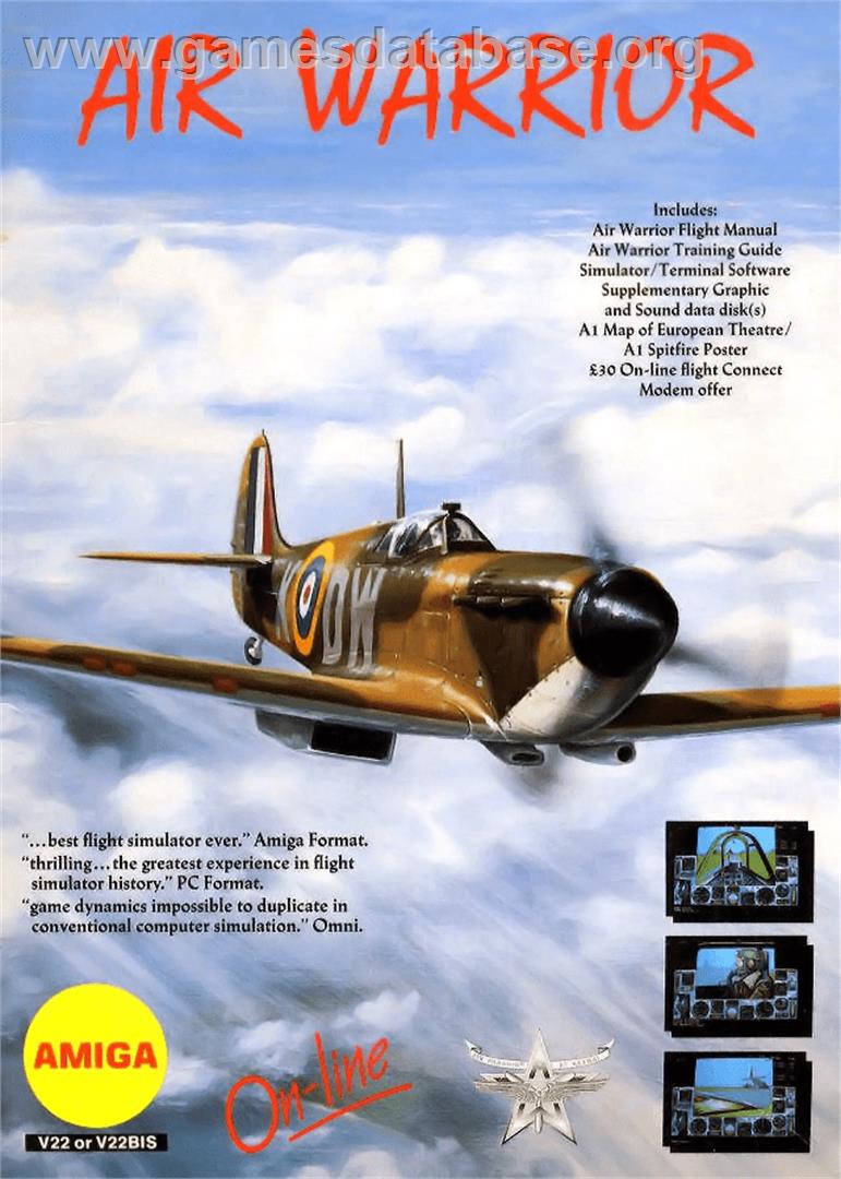 Air Warrior - Commodore Amiga - Artwork - Box