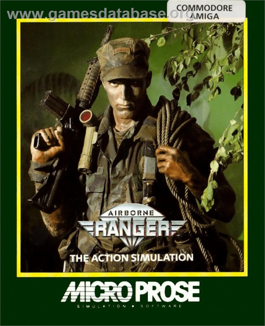 Airborne Ranger - Commodore Amiga - Artwork - Box