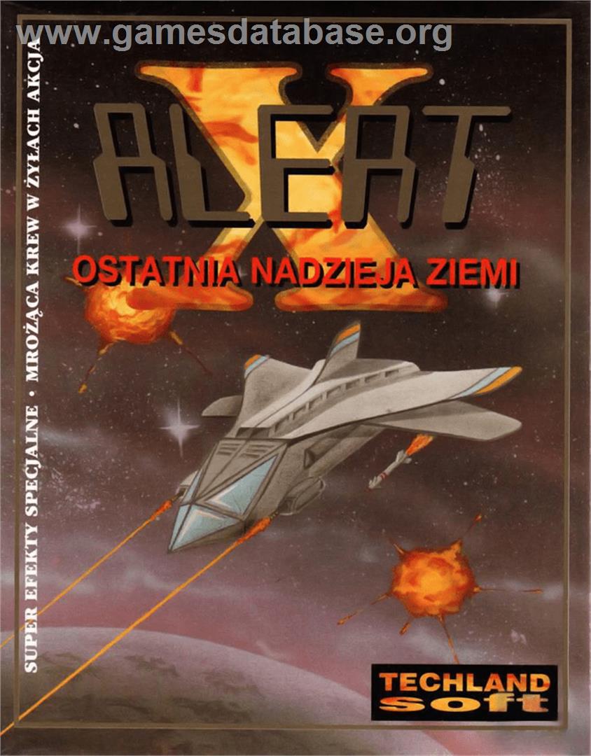 Alert X - Commodore Amiga - Artwork - Box