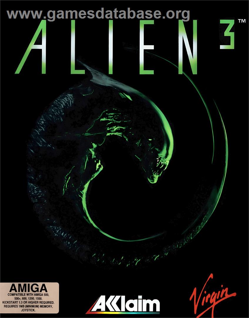 Alien 3 - Commodore Amiga - Artwork - Box