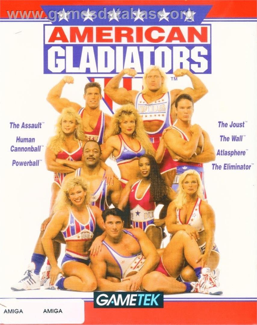 American Gladiators - Commodore Amiga - Artwork - Box