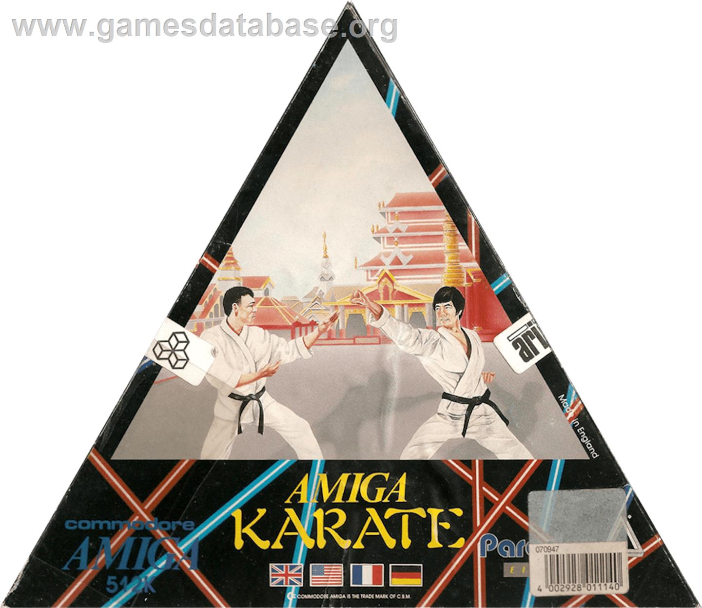 Amiga Karate - Commodore Amiga - Artwork - Box