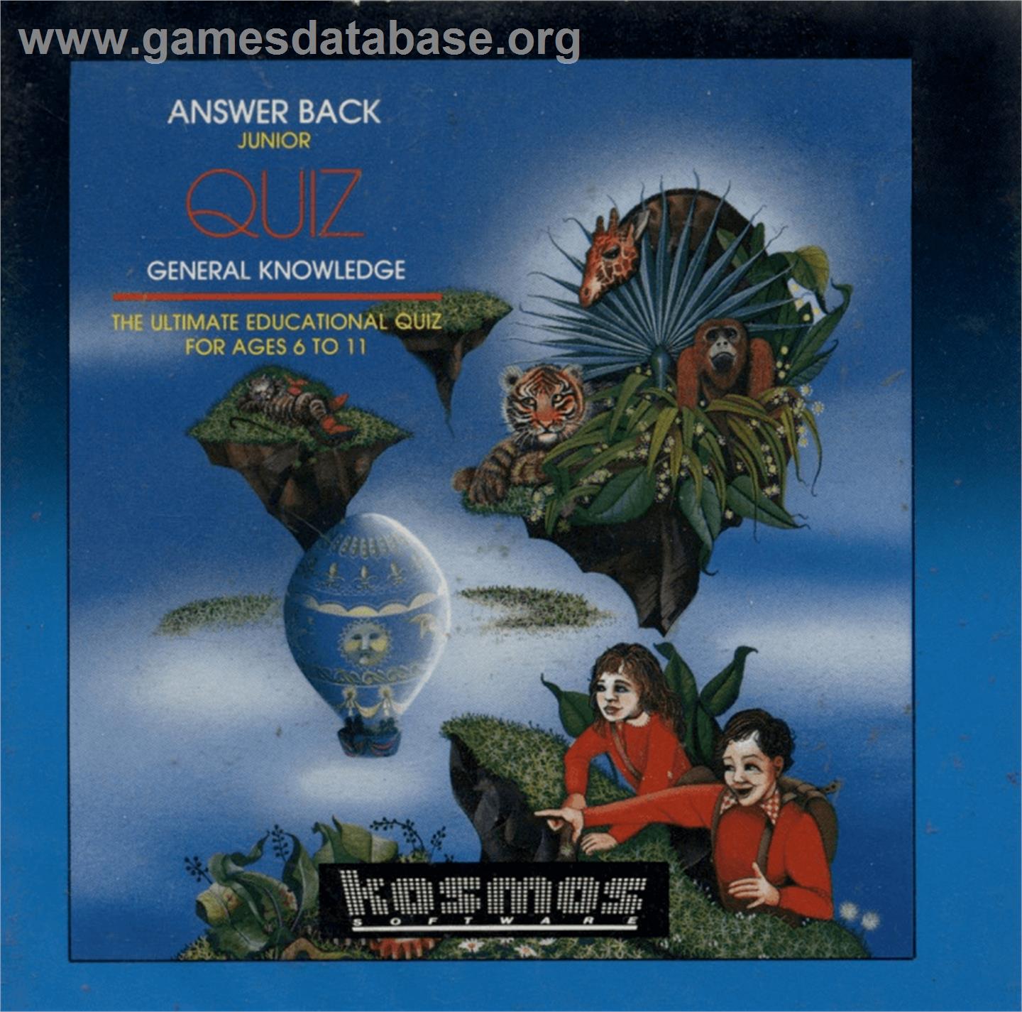 Answer Back - Junior Quiz - Commodore Amiga - Artwork - Box