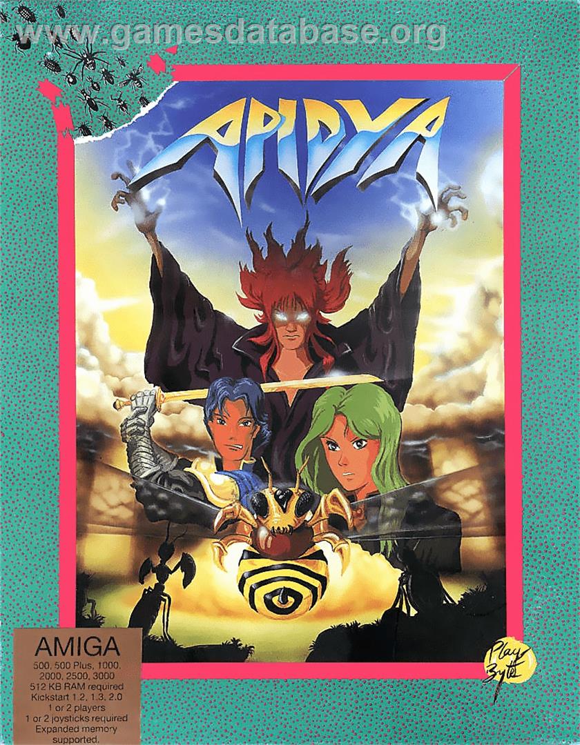 Apidya - Commodore Amiga - Artwork - Box