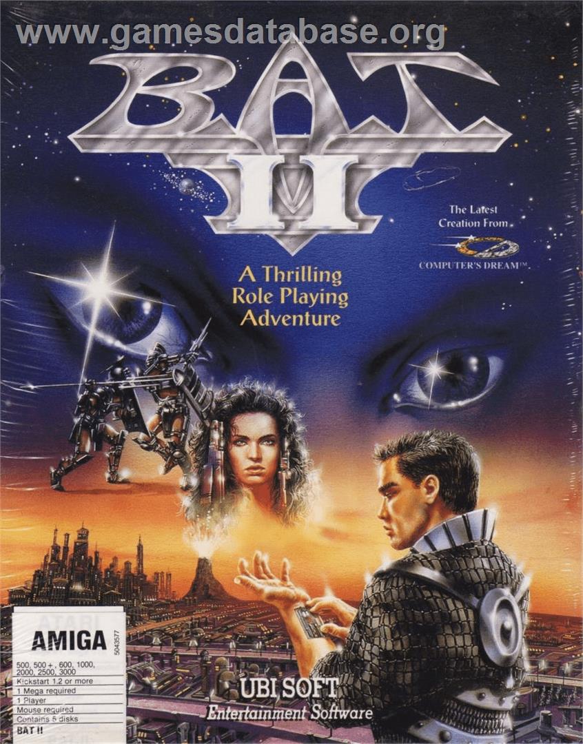 B.A.T. 2 - Commodore Amiga - Artwork - Box