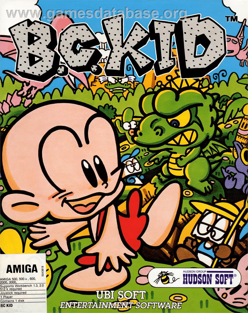 B.c. Kid - Commodore Amiga - Artwork - Box