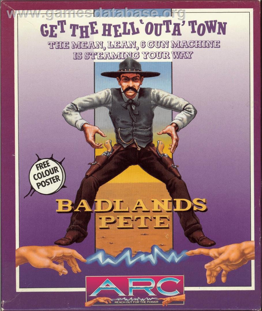 Badlands Pete - Commodore Amiga - Artwork - Box