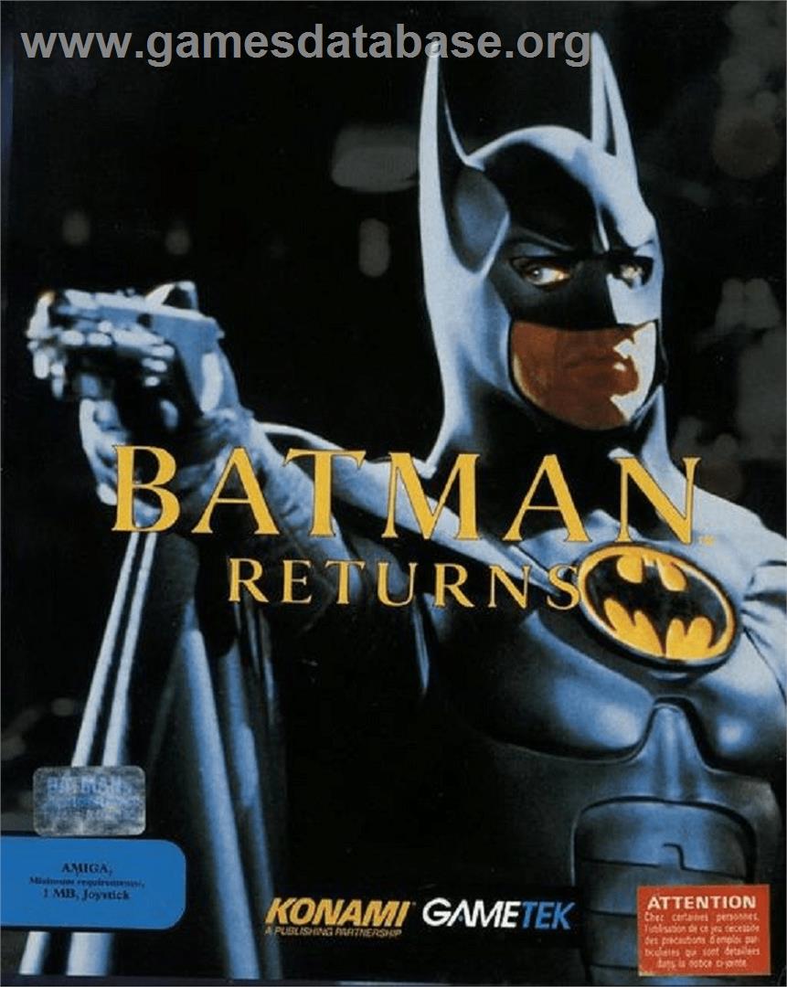 Batman Returns - Commodore Amiga - Artwork - Box