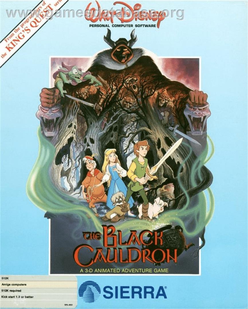 Black Cauldron - Commodore Amiga - Artwork - Box