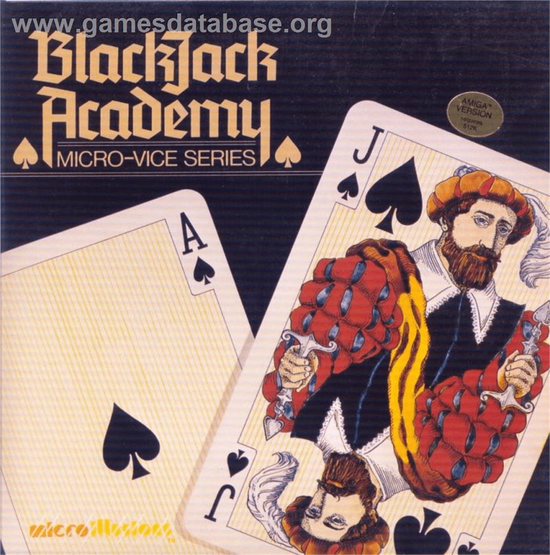 Blackjack Academy - Commodore Amiga - Artwork - Box