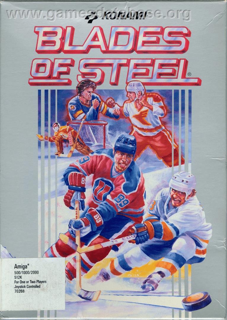 Blades Of Steel - Commodore Amiga - Artwork - Box