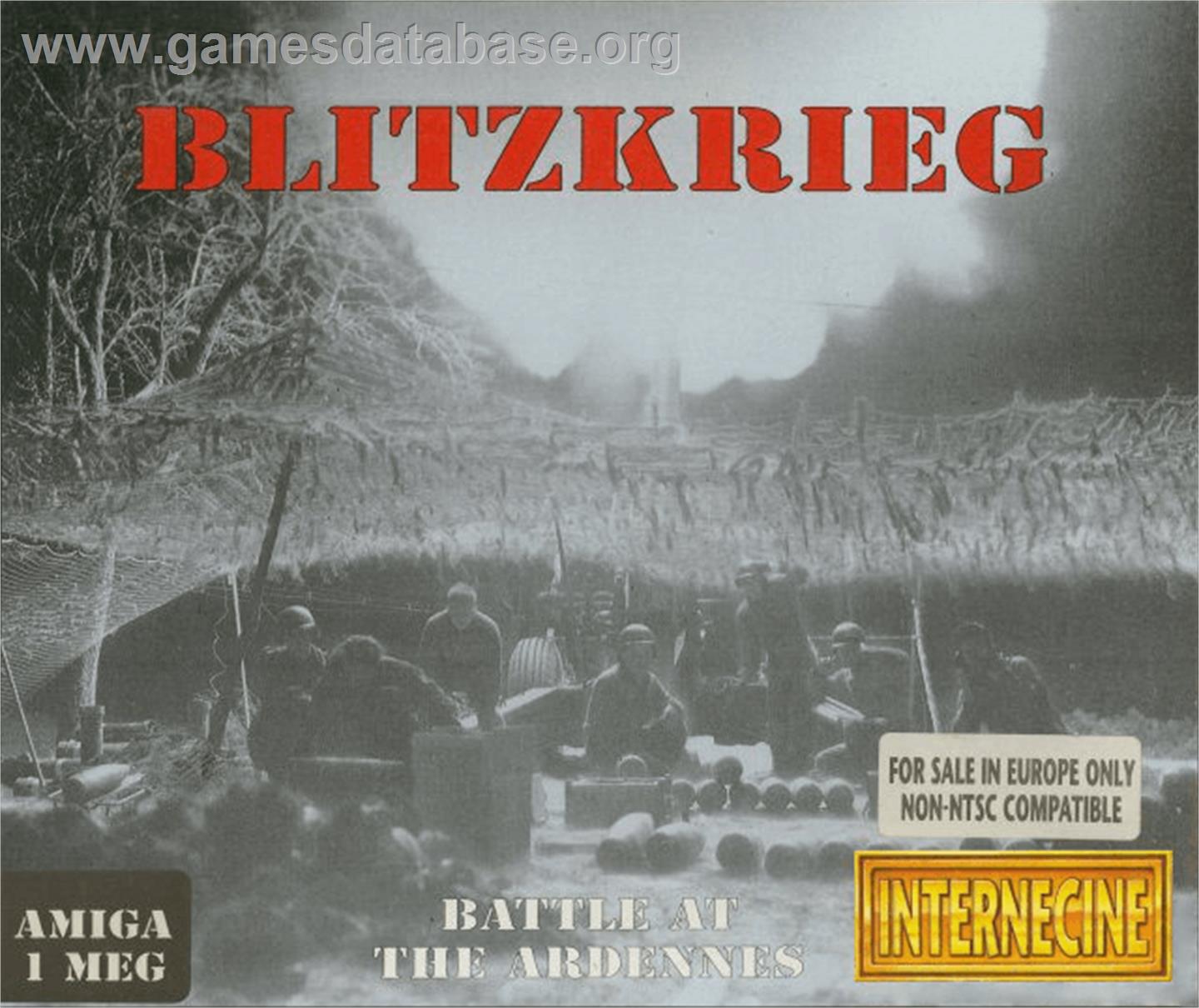 Blitzkrieg - Battle At The Ardennes - Commodore Amiga - Artwork - Box