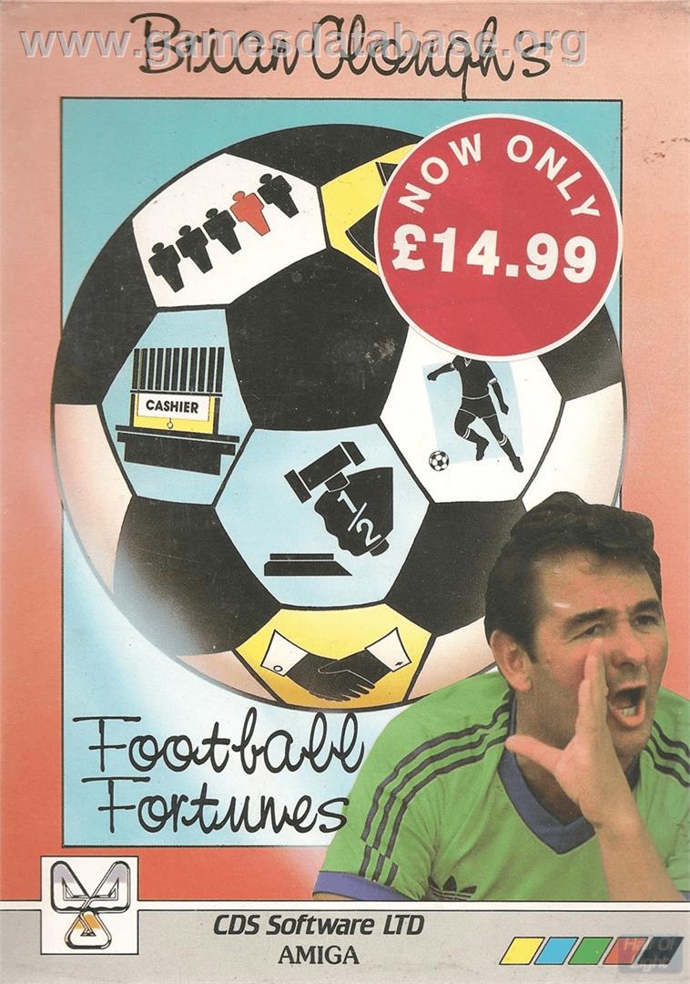 Brian Clough's Football Fortunes - Commodore Amiga - Artwork - Box
