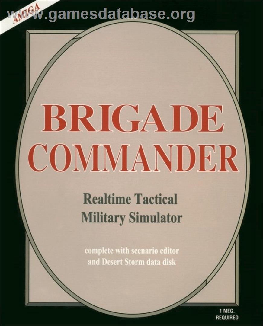 Brigade Commander - Commodore Amiga - Artwork - Box