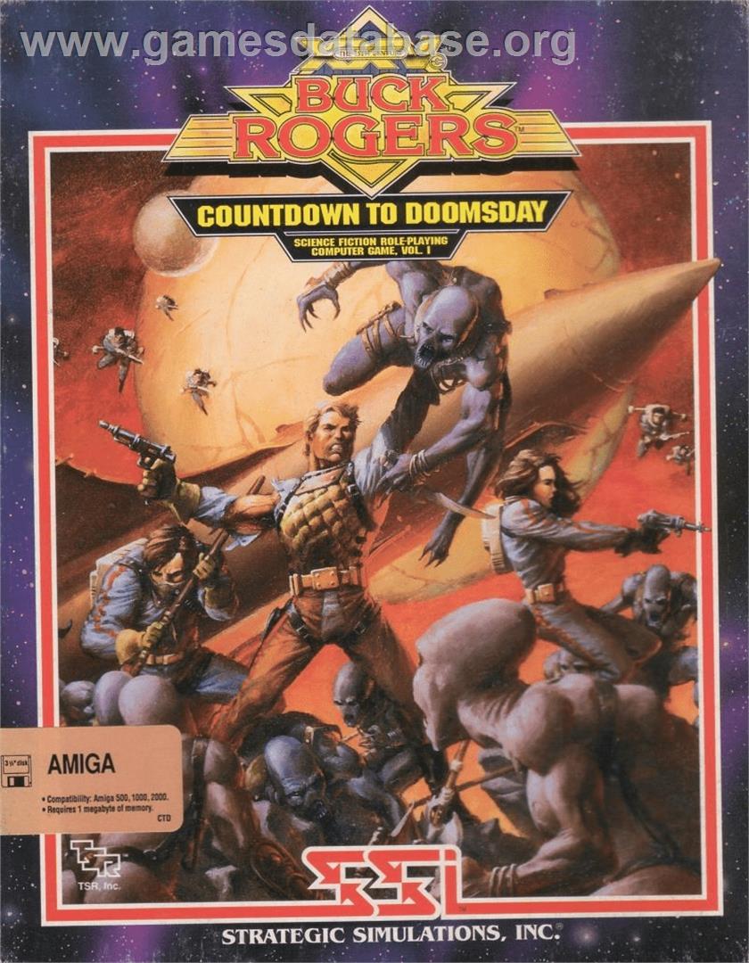 Buck Rogers: Countdown to Doomsday - Commodore Amiga - Artwork - Box