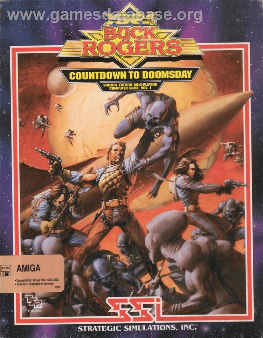 Buck Rogers - Countdown To Doomsday - Commodore Amiga - Artwork - Box