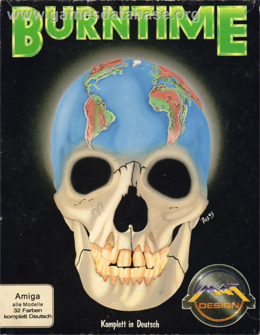 Burntime - Commodore Amiga - Artwork - Box