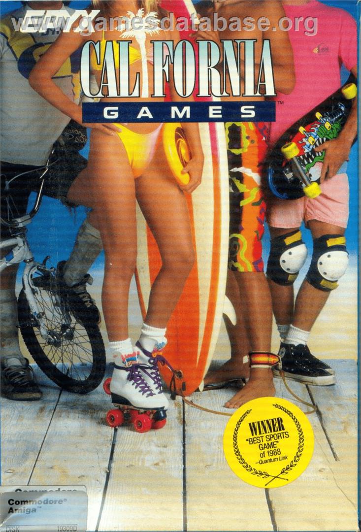 California Games - Commodore Amiga - Artwork - Box