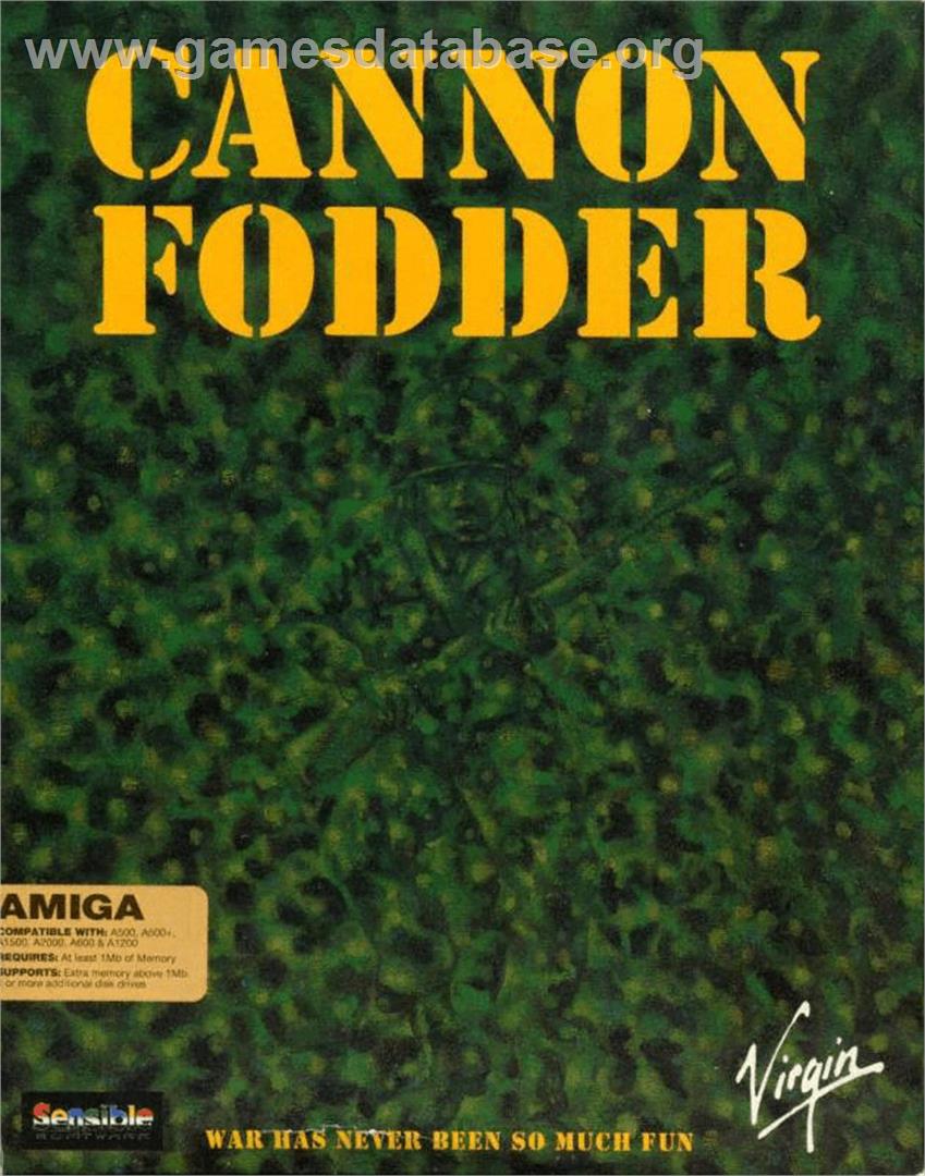 Cannon Fodder - Commodore Amiga - Artwork - Box