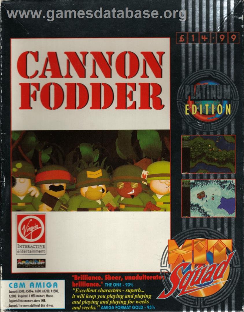 Cannon Fodder - Commodore Amiga - Artwork - Box