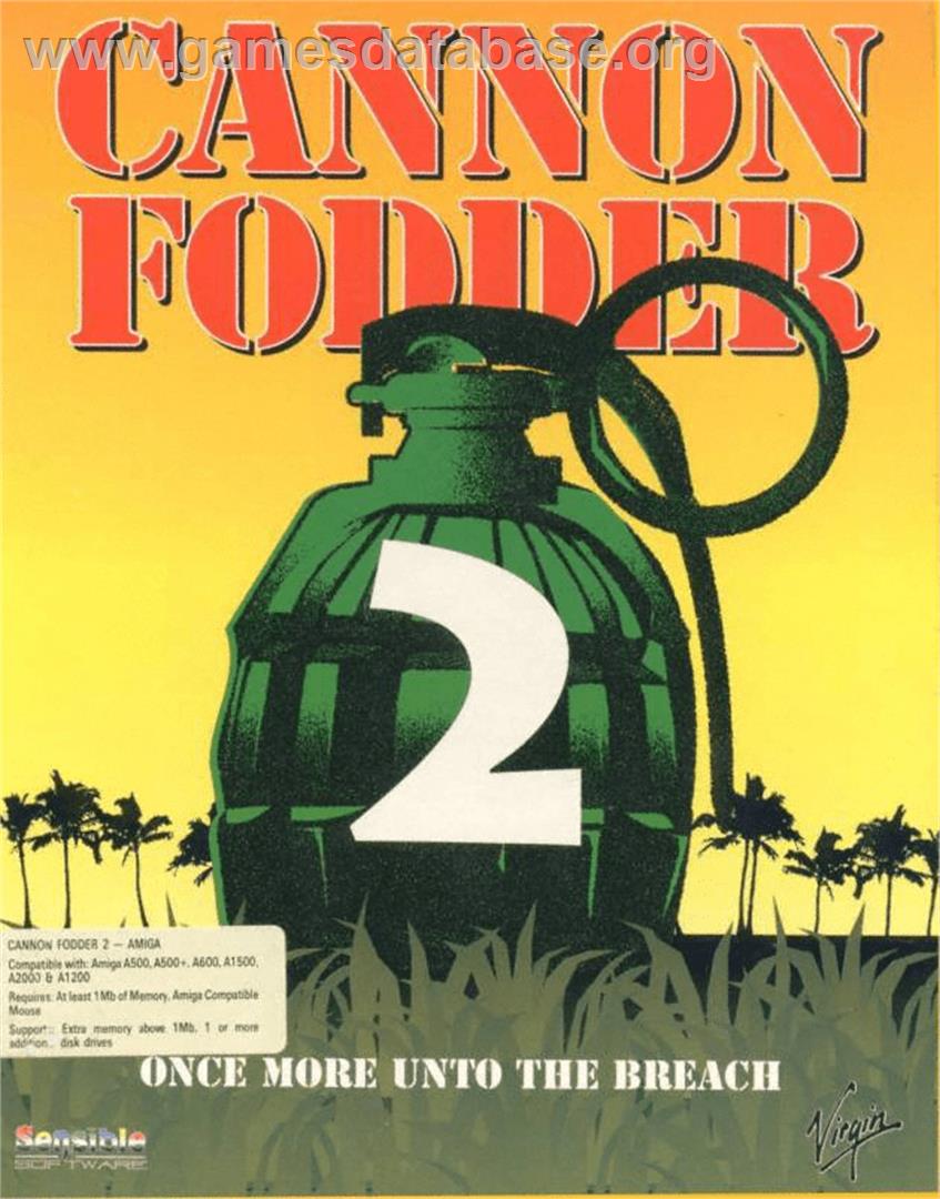 Cannon Fodder 2 - Commodore Amiga - Artwork - Box