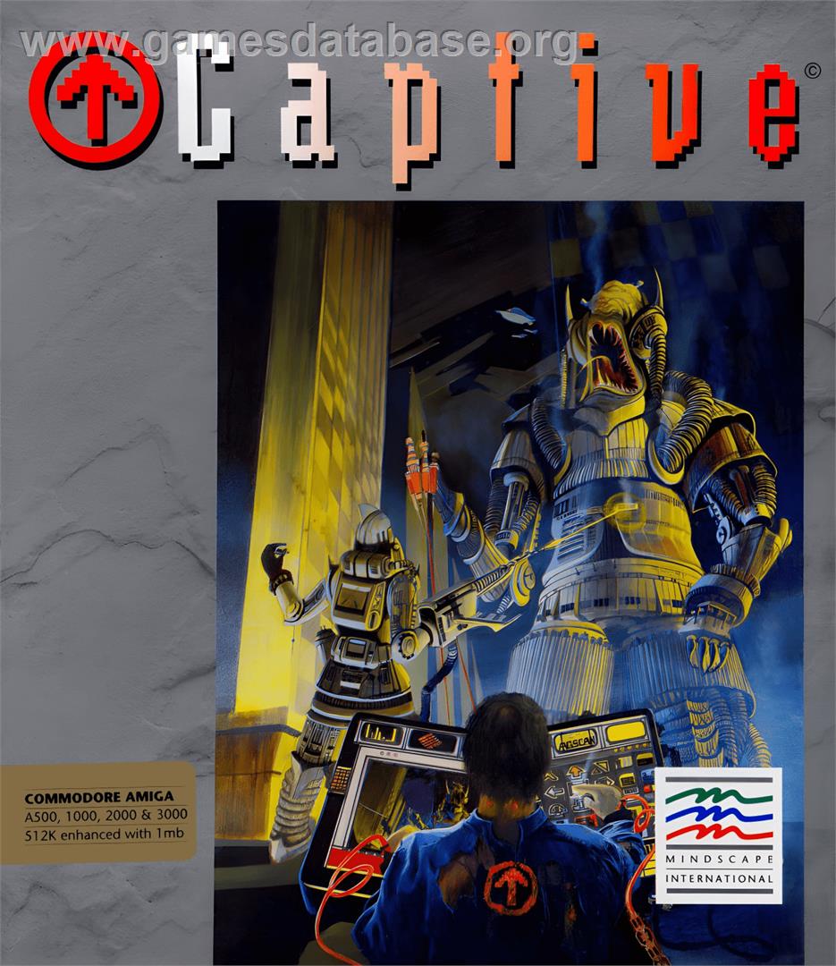 Captive - Commodore Amiga - Artwork - Box