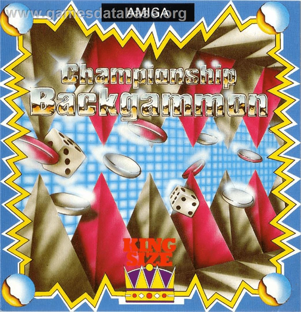 Championship Backgammon - Commodore Amiga - Artwork - Box