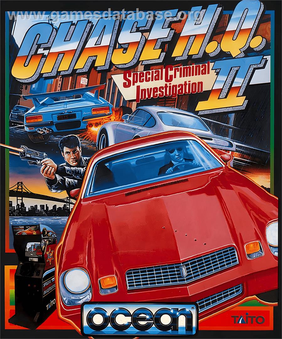 Chase H.q. 2 - Special Criminal Investigation - Commodore Amiga - Artwork - Box