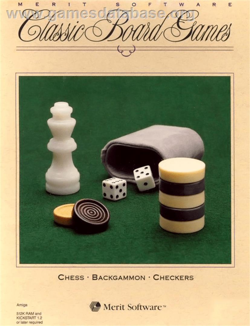 Classic Board Games - Commodore Amiga - Artwork - Box