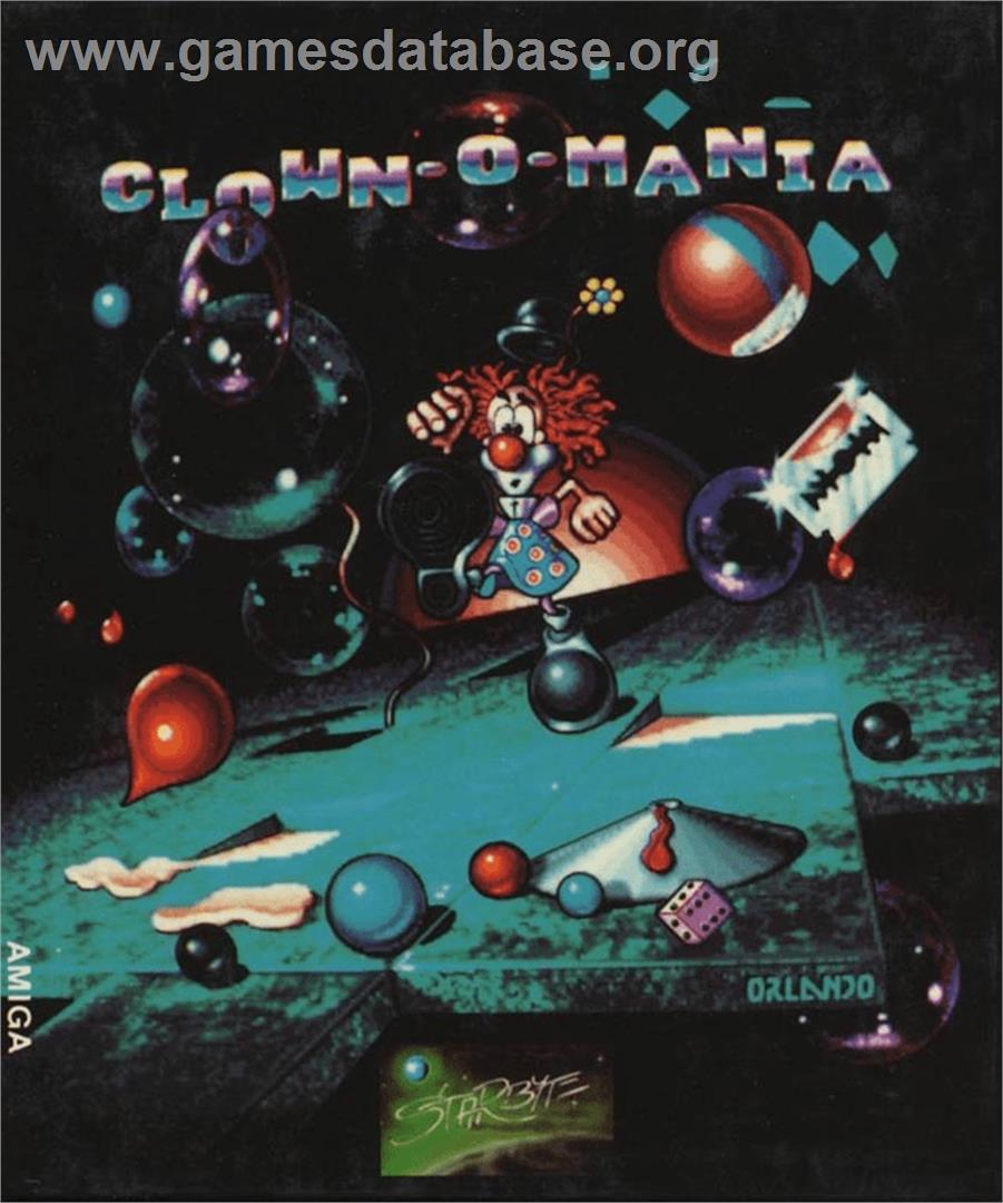 Clown 'o' Mania - Commodore Amiga - Artwork - Box