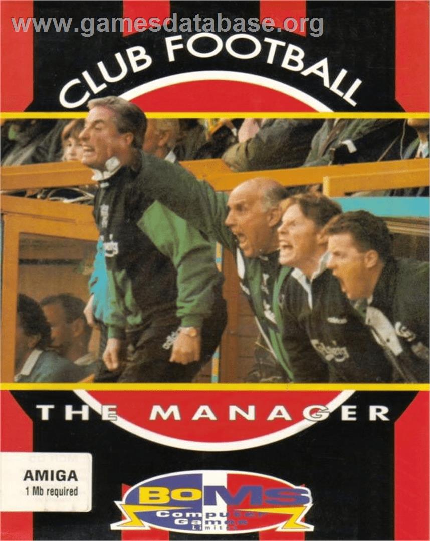 Club Football - The Manager - Commodore Amiga - Artwork - Box