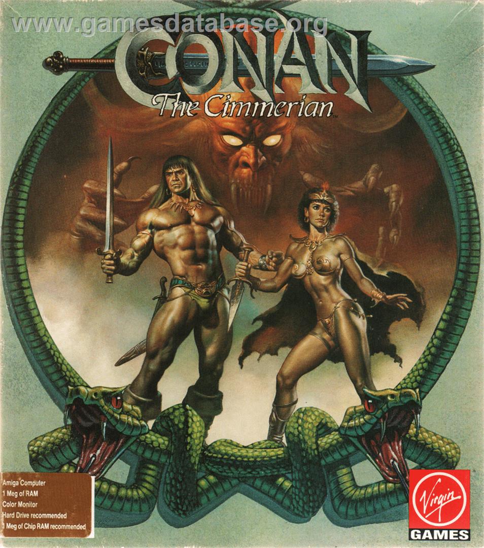 Conan - The Cimmerian - Commodore Amiga - Artwork - Box
