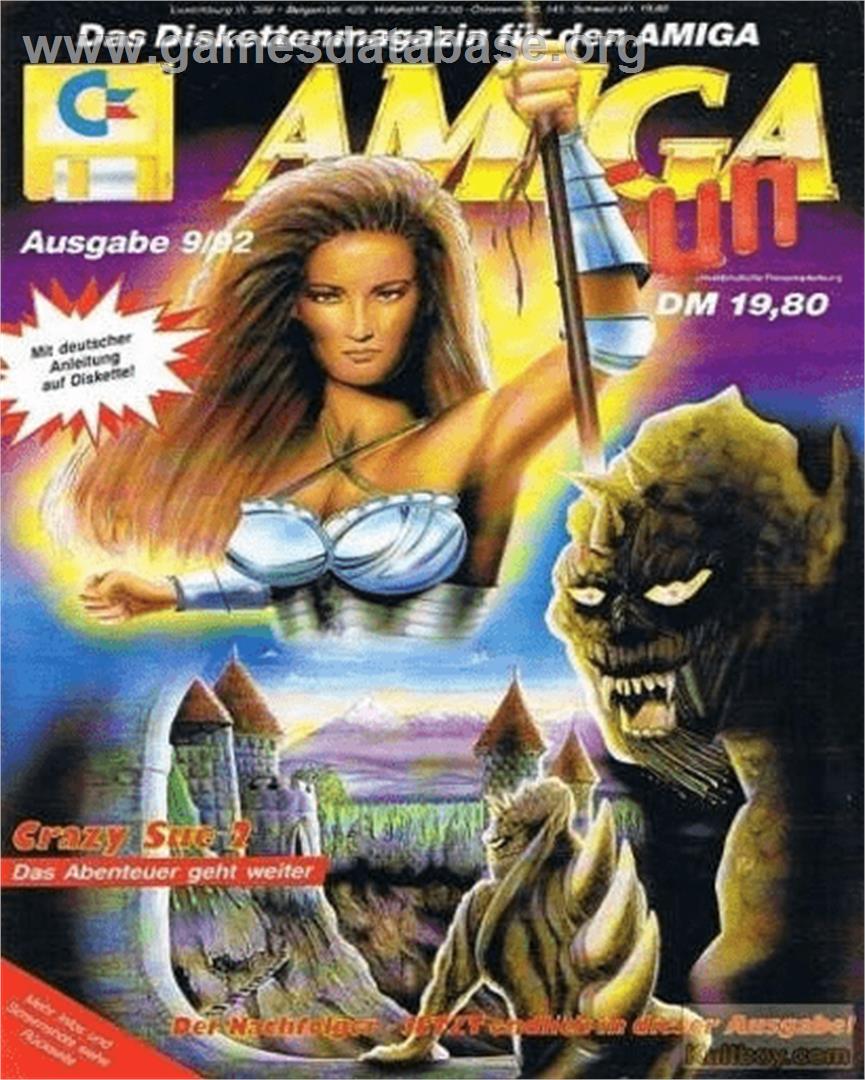 Crazy Sue... Goes On - Commodore Amiga - Artwork - Box