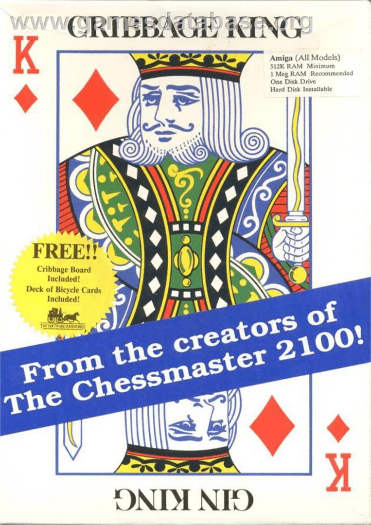 Cribbage King / Gin King - Commodore Amiga - Artwork - Box
