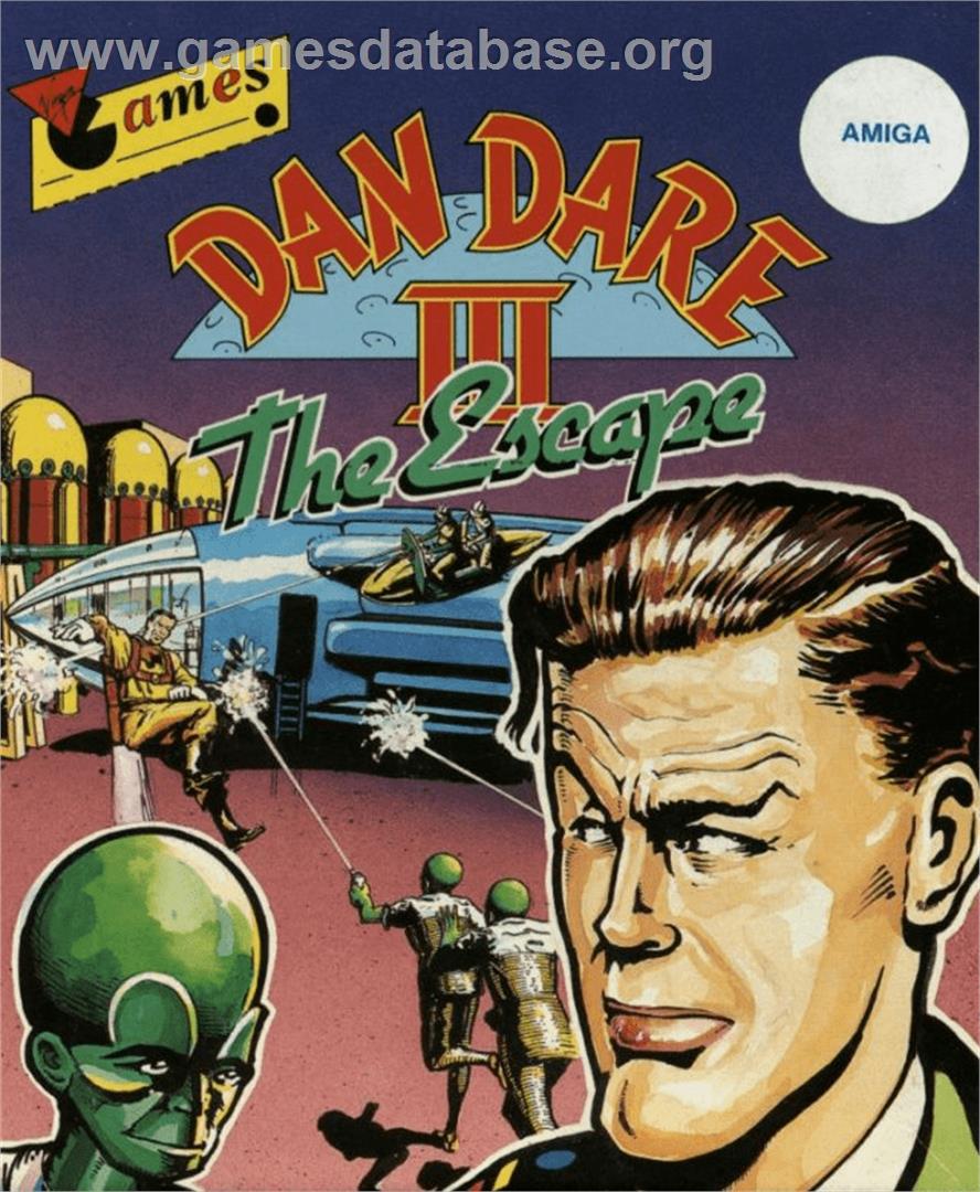 Dan Dare 3: The Escape - Commodore Amiga - Artwork - Box