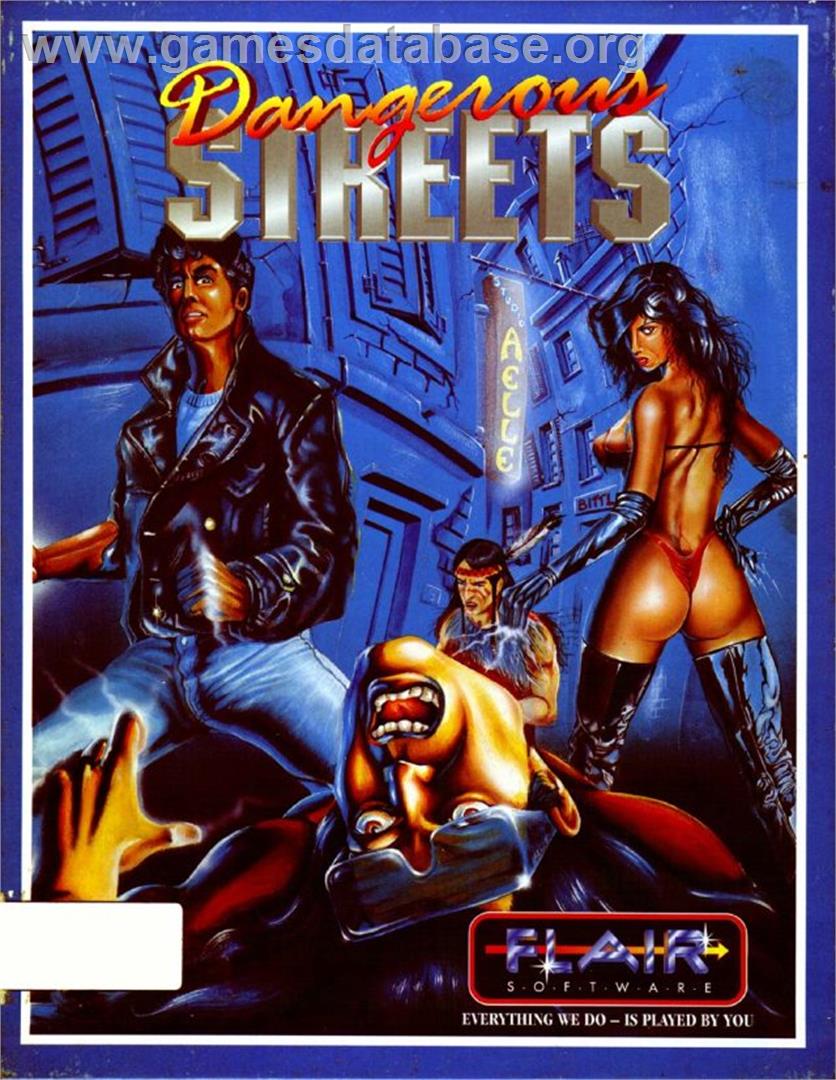 Dangerous Streets - Commodore Amiga - Artwork - Box