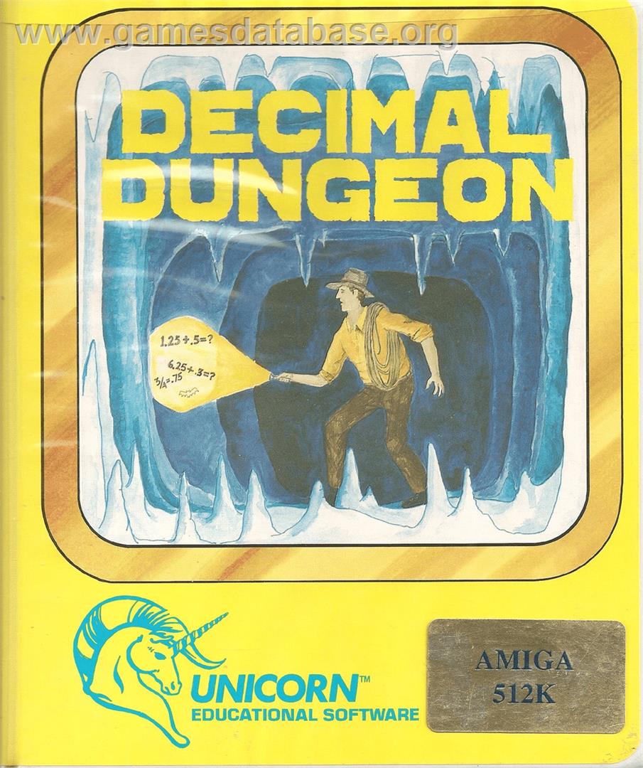 Decimal Dungeon - Commodore Amiga - Artwork - Box