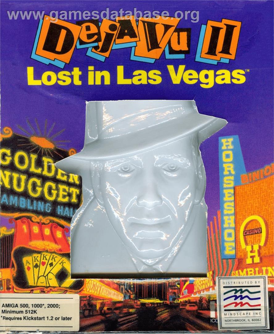 Deja Vu 2 - Lost in Las Vegas - Commodore Amiga - Artwork - Box