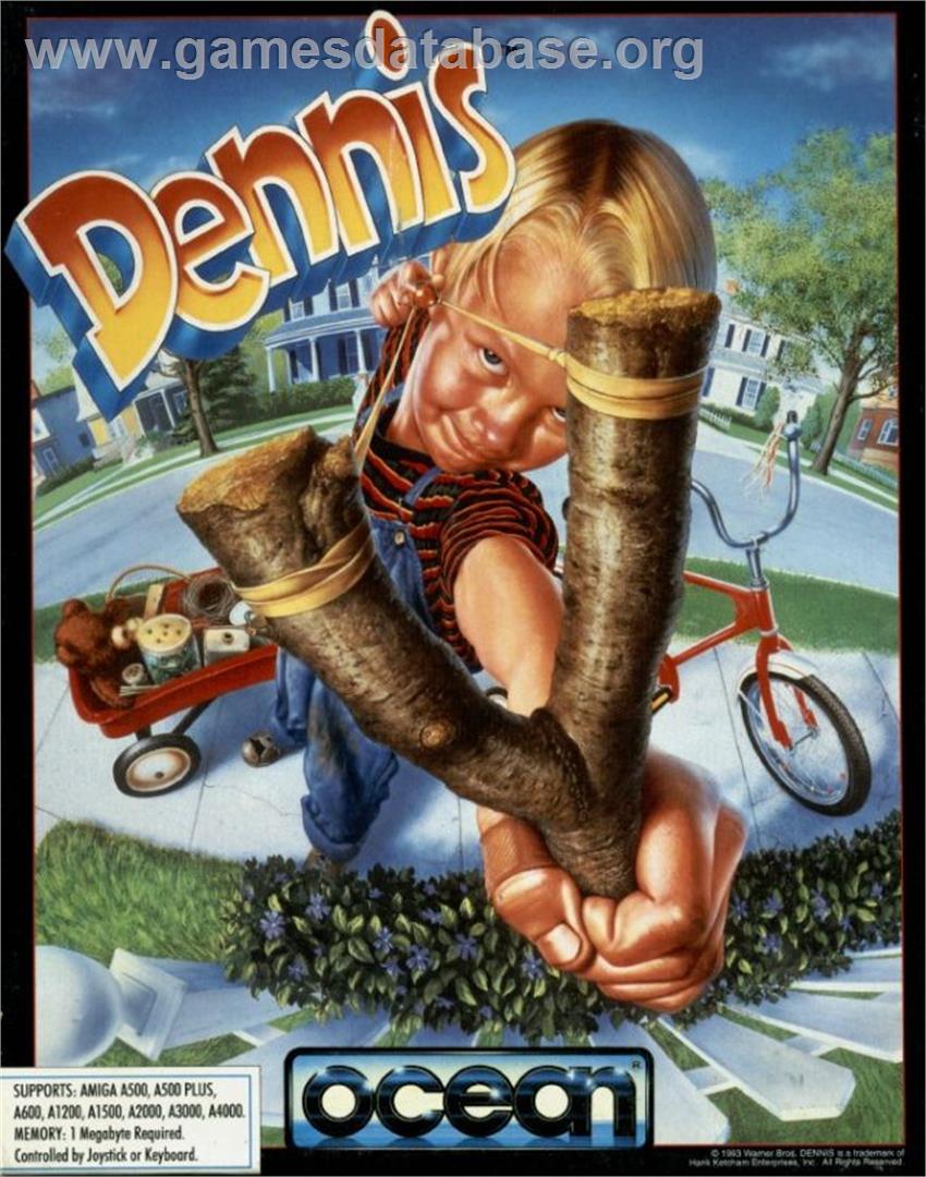 Dennis - Commodore Amiga - Artwork - Box