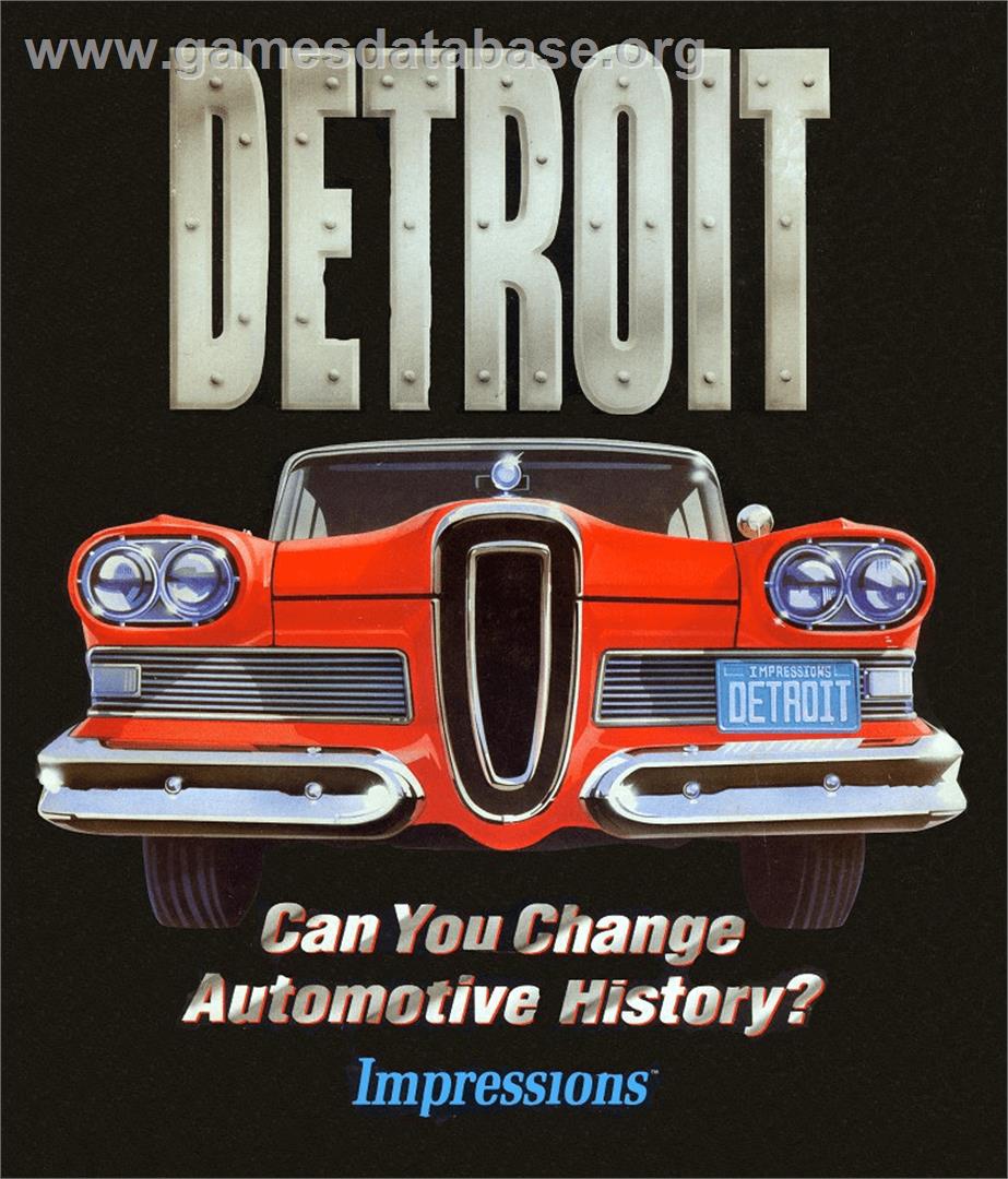 Detroit - Commodore Amiga - Artwork - Box