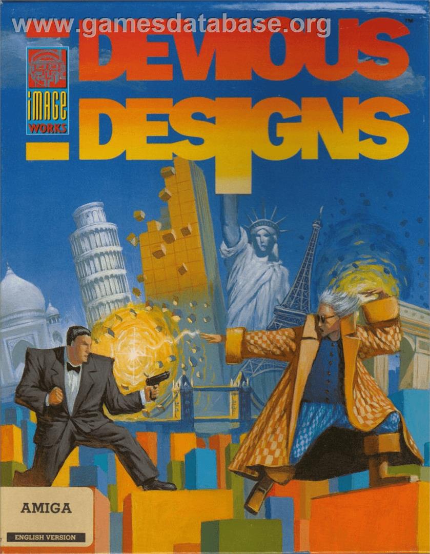 Devious Designs - Commodore Amiga - Artwork - Box