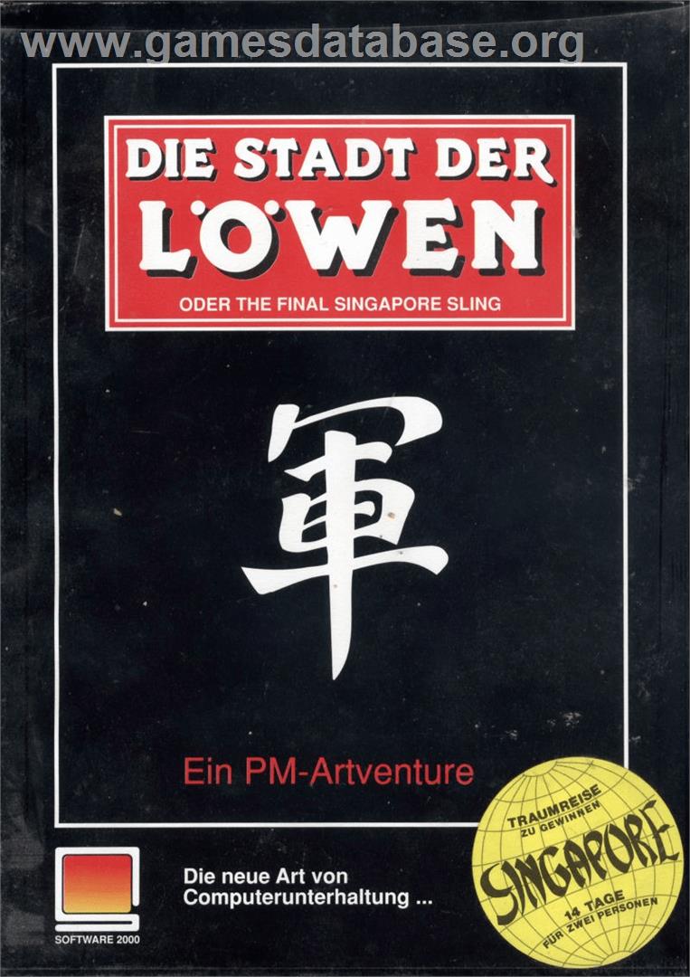 Die Stadt der Löwen - Commodore Amiga - Artwork - Box
