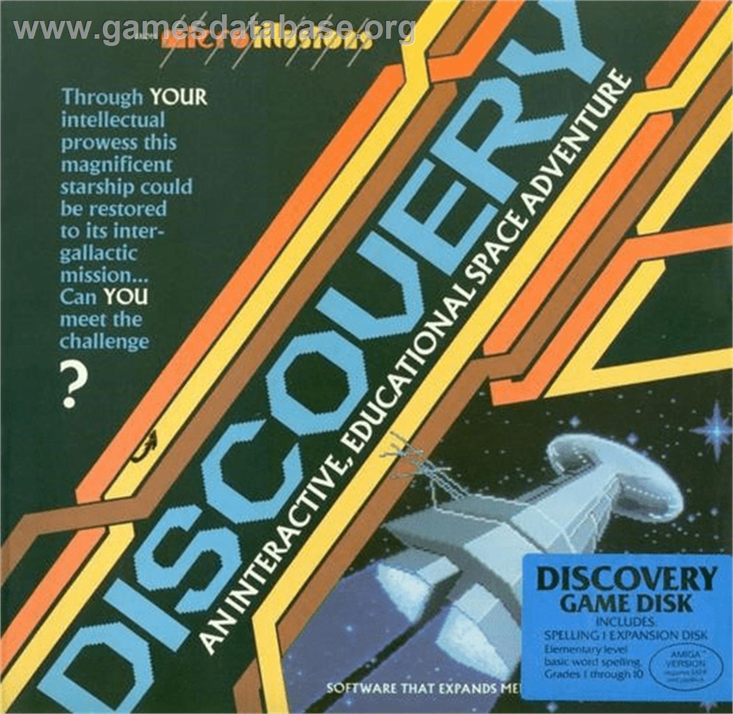 Discovery (microillusions) - Commodore Amiga - Artwork - Box