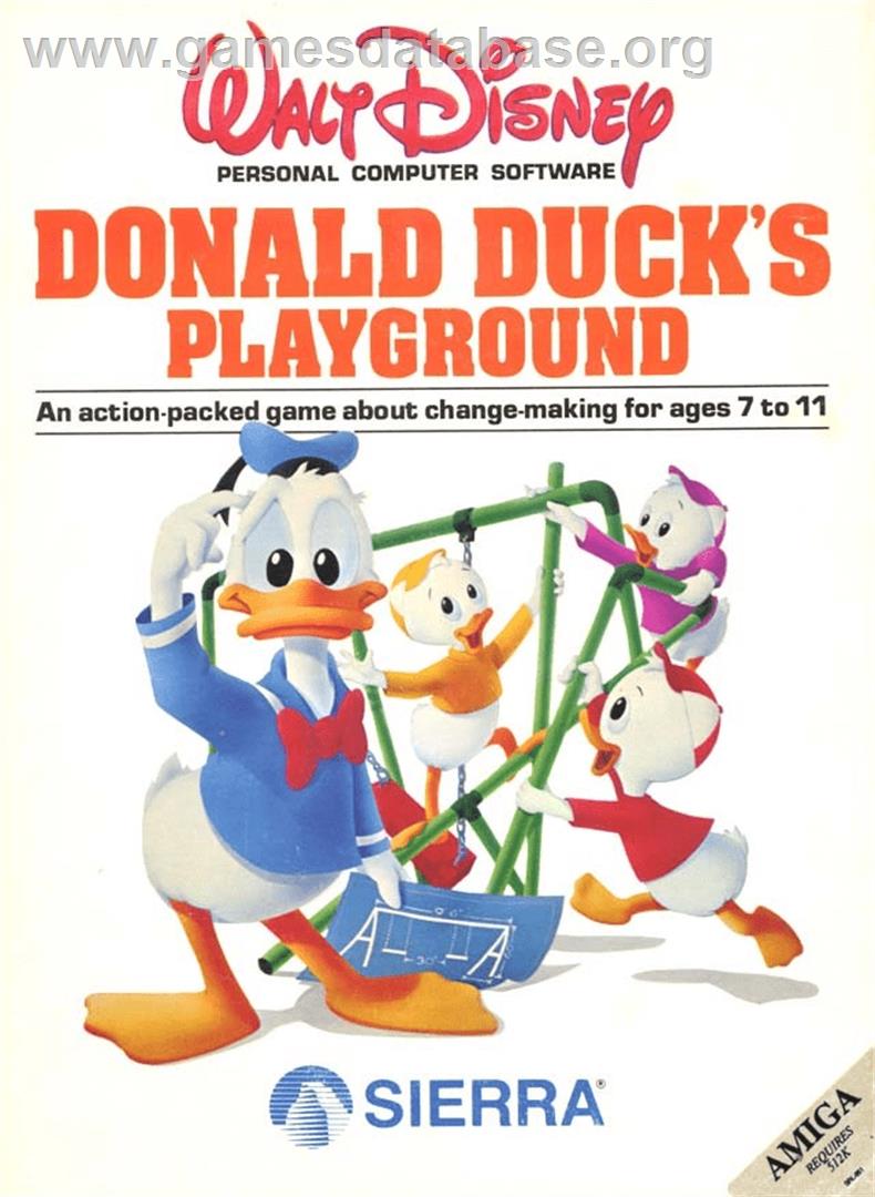 Donald Duck's Playground - Commodore Amiga - Artwork - Box
