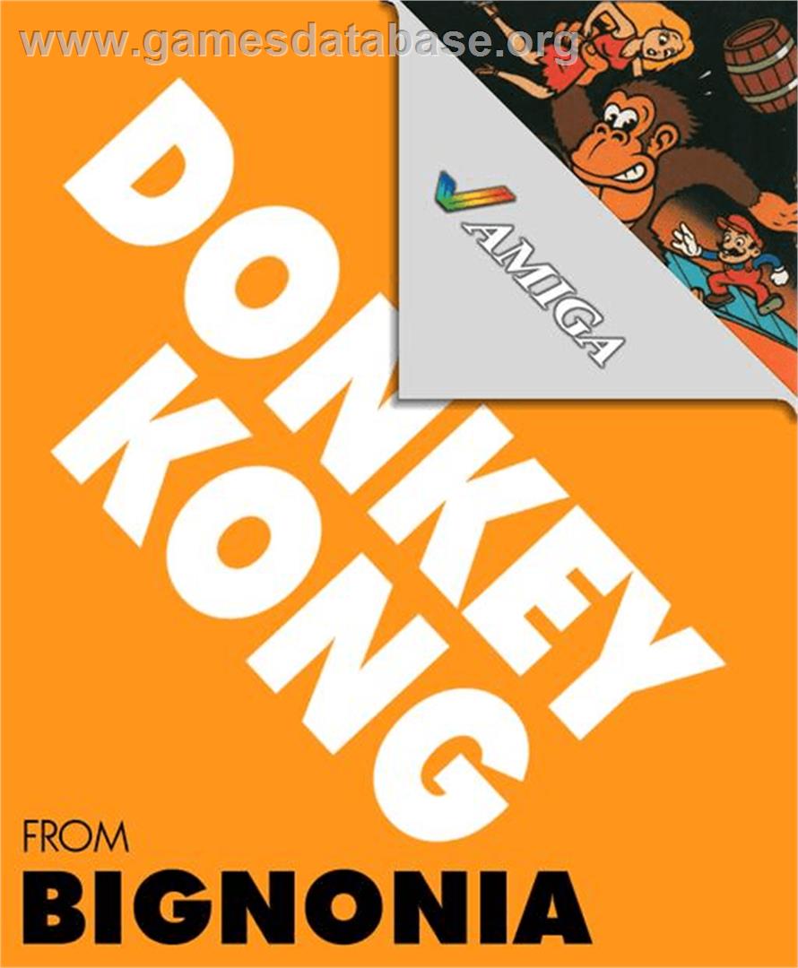 Donkey Kong - Commodore Amiga - Artwork - Box