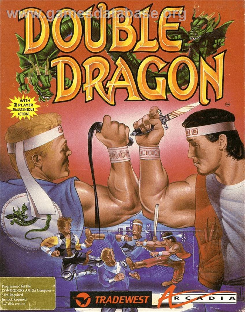 Double Dragon - Commodore Amiga - Artwork - Box